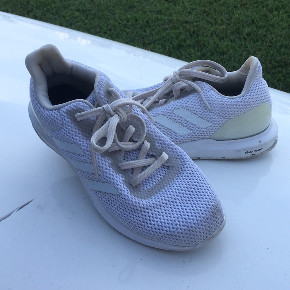 Adidas Cloudfoam all white Women’s Sneakers